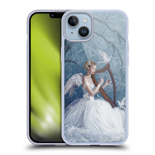 Nene Thomas Deep Forest Chorus Angel Harp And Dove Soft Gel Case for Apple iPhone 14 Plus