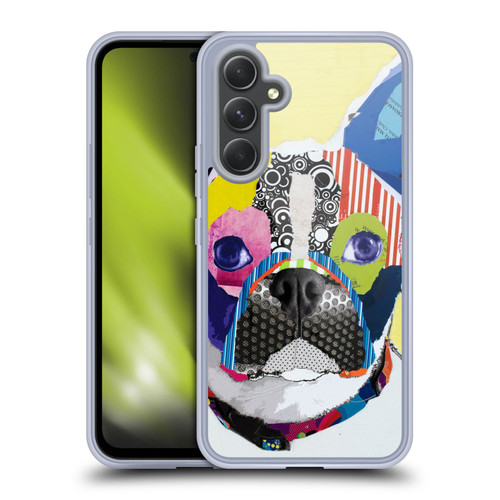 Michel Keck Dogs Boston Terrier Soft Gel Case for Samsung Galaxy A54 5G