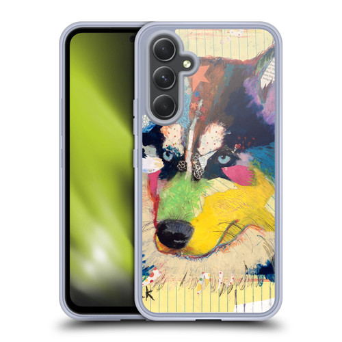 Michel Keck Dogs Husky Soft Gel Case for Samsung Galaxy A54 5G