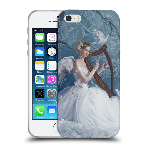 Nene Thomas Deep Forest Chorus Angel Harp And Dove Soft Gel Case for Apple iPhone 5 / 5s / iPhone SE 2016