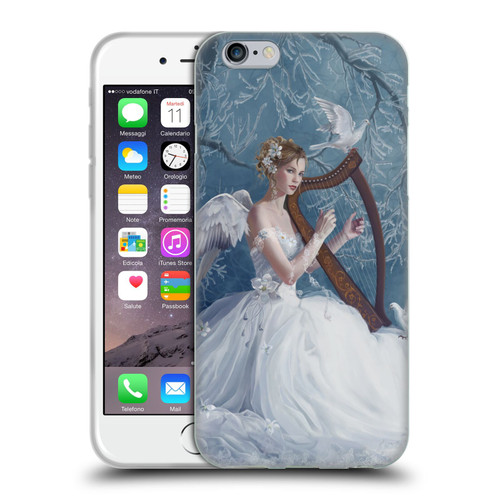 Nene Thomas Deep Forest Chorus Angel Harp And Dove Soft Gel Case for Apple iPhone 6 / iPhone 6s