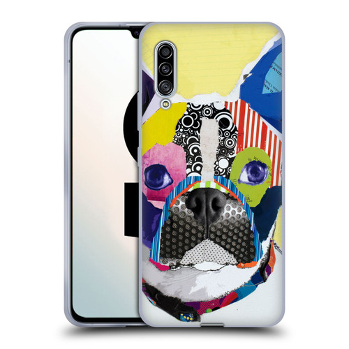 Michel Keck Dogs Boston Terrier Soft Gel Case for Samsung Galaxy A90 5G (2019)