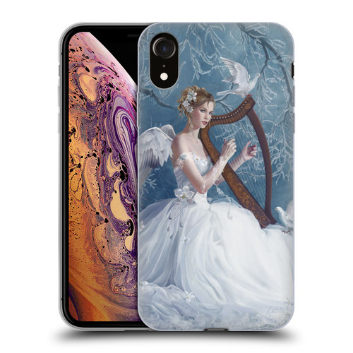 Nene Thomas Deep Forest Chorus Angel Harp And Dove Soft Gel Case for Apple iPhone XR