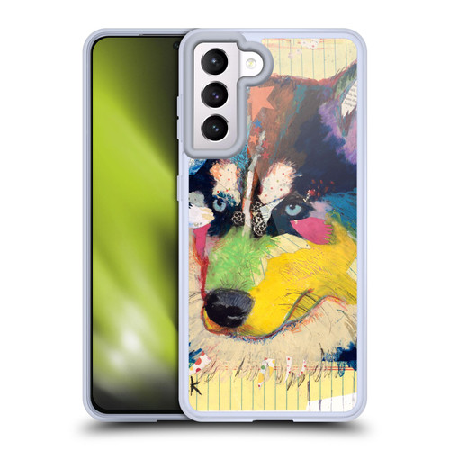 Michel Keck Dogs Husky Soft Gel Case for Samsung Galaxy S21 5G