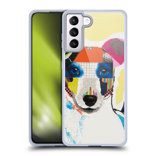 Michel Keck Dogs Whippet Soft Gel Case for Samsung Galaxy S21+ 5G