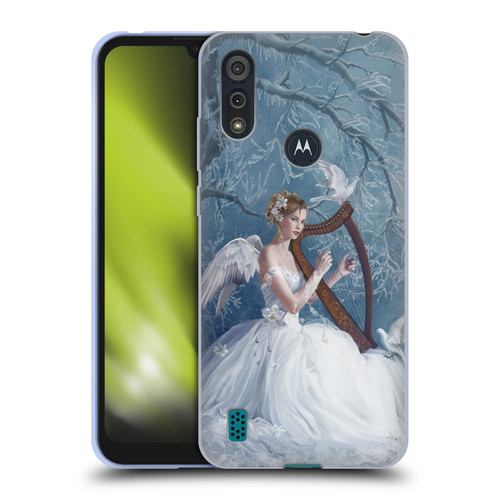 Nene Thomas Deep Forest Chorus Angel Harp And Dove Soft Gel Case for Motorola Moto E6s (2020)