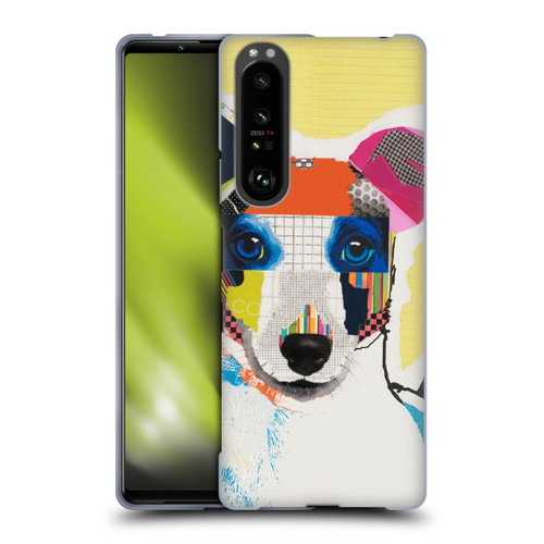 Michel Keck Dogs Whippet Soft Gel Case for Sony Xperia 1 III