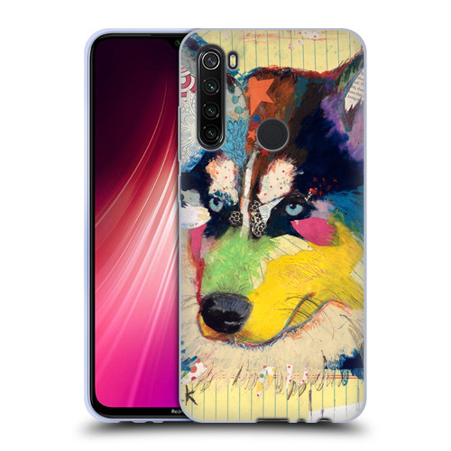 Michel Keck Dogs Husky Soft Gel Case for Xiaomi Redmi Note 8T