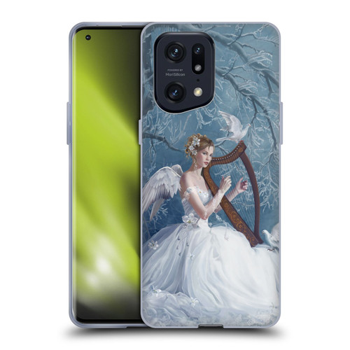 Nene Thomas Deep Forest Chorus Angel Harp And Dove Soft Gel Case for OPPO Find X5 Pro