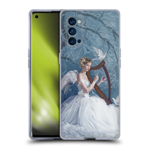 Nene Thomas Deep Forest Chorus Angel Harp And Dove Soft Gel Case for OPPO Reno 4 Pro 5G