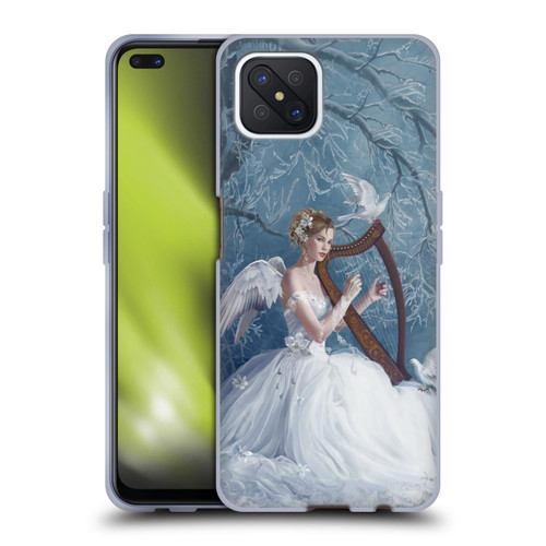 Nene Thomas Deep Forest Chorus Angel Harp And Dove Soft Gel Case for OPPO Reno4 Z 5G