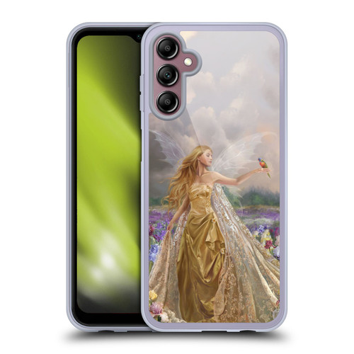 Nene Thomas Deep Forest Gold Angel Fairy With Bird Soft Gel Case for Samsung Galaxy A14 5G