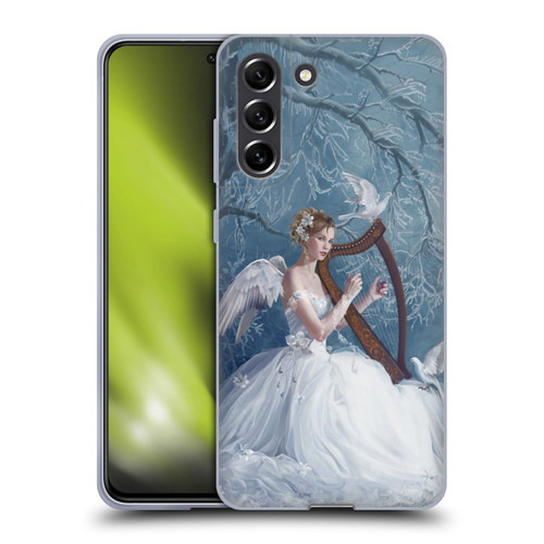 Nene Thomas Deep Forest Chorus Angel Harp And Dove Soft Gel Case for Samsung Galaxy S21 FE 5G