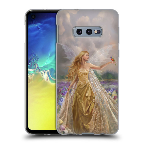 Nene Thomas Deep Forest Gold Angel Fairy With Bird Soft Gel Case for Samsung Galaxy S10e