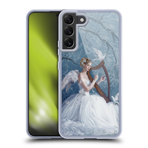 Nene Thomas Deep Forest Chorus Angel Harp And Dove Soft Gel Case for Samsung Galaxy S22+ 5G