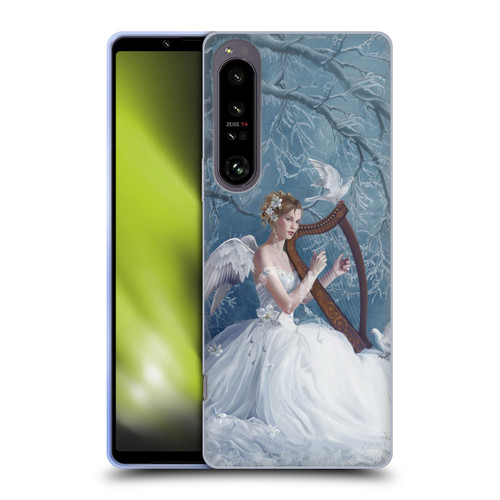 Nene Thomas Deep Forest Chorus Angel Harp And Dove Soft Gel Case for Sony Xperia 1 IV