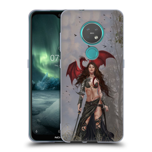 Nene Thomas Gothic Dragon Witch Warrior Sword Soft Gel Case for Nokia 6.2 / 7.2