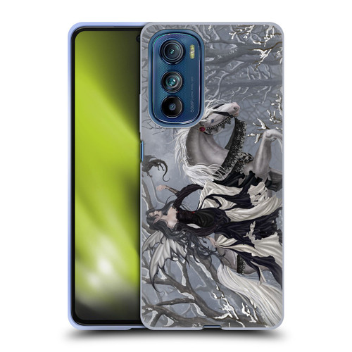 Nene Thomas Winter Has Begun Snow Fairy Horse With Dragon Soft Gel Case for Motorola Edge 30