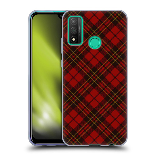 PLdesign Christmas Red Tartan Soft Gel Case for Huawei P Smart (2020)