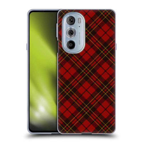 PLdesign Christmas Red Tartan Soft Gel Case for Motorola Edge X30