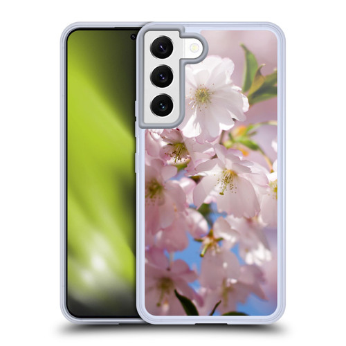 PLdesign Flowers And Leaves Spring Blossom Soft Gel Case for Samsung Galaxy S22 5G