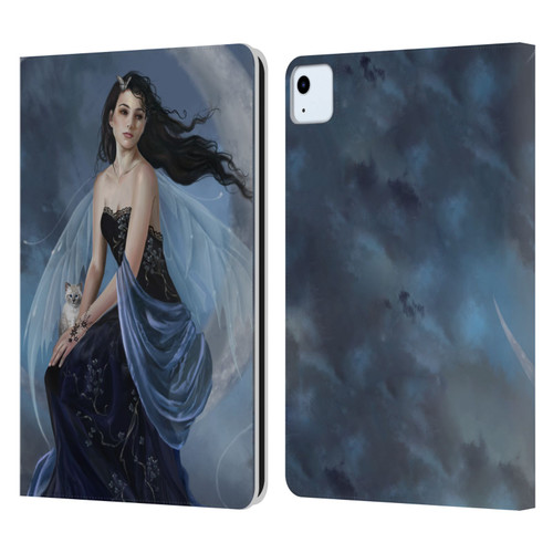 Nene Thomas Crescents Moon Indigo Fairy Leather Book Wallet Case Cover For Apple iPad Air 2020 / 2022