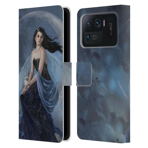 Nene Thomas Crescents Moon Indigo Fairy Leather Book Wallet Case Cover For Xiaomi Mi 11 Ultra