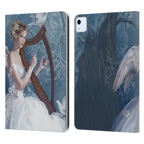 Nene Thomas Deep Forest Chorus Angel Harp And Dove Leather Book Wallet Case Cover For Apple iPad Air 11 2020/2022/2024