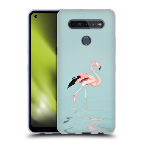 LebensArt Beings Flamingo Soft Gel Case for LG K51S