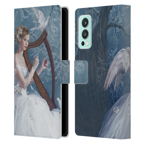 Nene Thomas Deep Forest Chorus Angel Harp And Dove Leather Book Wallet Case Cover For OnePlus Nord 2 5G