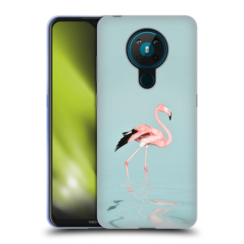 LebensArt Beings Flamingo Soft Gel Case for Nokia 5.3