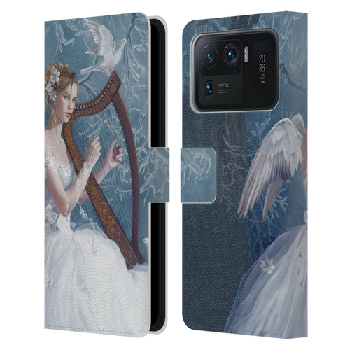 Nene Thomas Deep Forest Chorus Angel Harp And Dove Leather Book Wallet Case Cover For Xiaomi Mi 11 Ultra