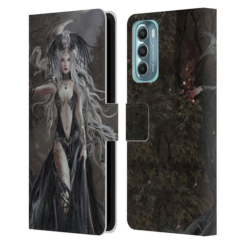 Nene Thomas Gothic Skull Queen Of Havoc Dragon Leather Book Wallet Case Cover For Motorola Moto G Stylus 5G (2022)