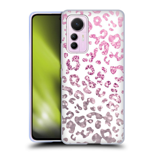 Monika Strigel Animal Print Glitter Pink Soft Gel Case for Xiaomi 12 Lite