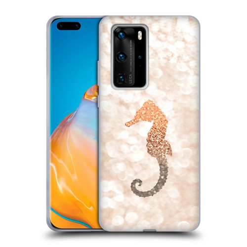 Monika Strigel Champagne Gold Seahorse Soft Gel Case for Huawei P40 Pro / P40 Pro Plus 5G