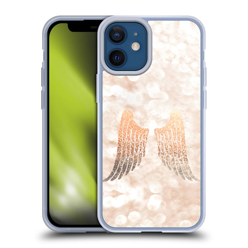Monika Strigel Champagne Gold Wings Soft Gel Case for Apple iPhone 12 Mini