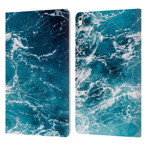 PLdesign Water Sea Leather Book Wallet Case Cover For Apple iPad Pro 10.5 (2017)