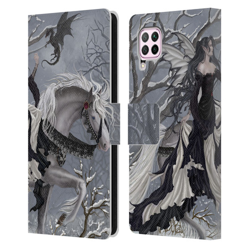 Nene Thomas Winter Has Begun Snow Fairy Horse With Dragon Leather Book Wallet Case Cover For Huawei Nova 6 SE / P40 Lite