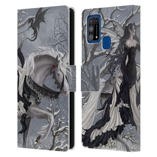 Nene Thomas Winter Has Begun Snow Fairy Horse With Dragon Leather Book Wallet Case Cover For Samsung Galaxy M31 (2020)