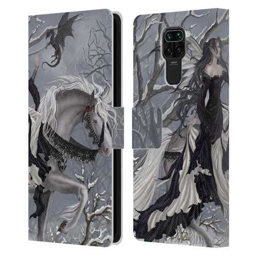 Nene Thomas Winter Has Begun Snow Fairy Horse With Dragon Leather Book Wallet Case Cover For Xiaomi Redmi Note 9 / Redmi 10X 4G