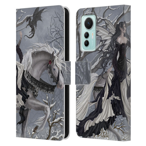 Nene Thomas Winter Has Begun Snow Fairy Horse With Dragon Leather Book Wallet Case Cover For Xiaomi 12 Lite