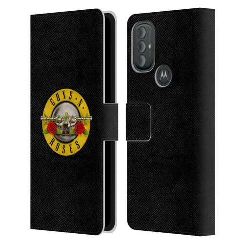 Guns N' Roses Key Art Bullet Logo Leather Book Wallet Case Cover For Motorola Moto G10 / Moto G20 / Moto G30