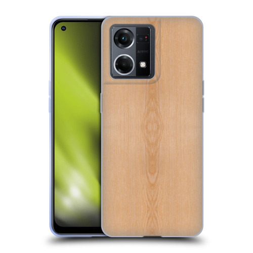 PLdesign Wood And Rust Prints Light Brown Grain Soft Gel Case for OPPO Reno8 4G