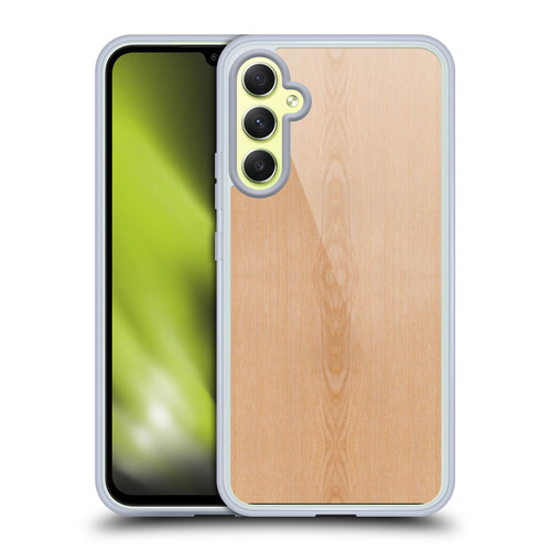 PLdesign Wood And Rust Prints Light Brown Grain Soft Gel Case for Samsung Galaxy A34 5G