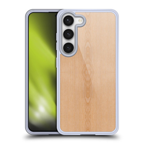 PLdesign Wood And Rust Prints Light Brown Grain Soft Gel Case for Samsung Galaxy S23 5G