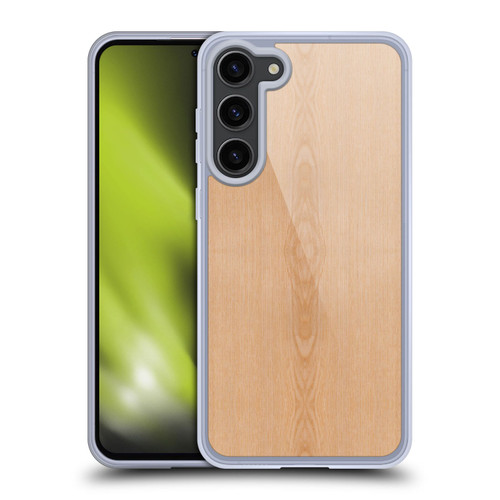 PLdesign Wood And Rust Prints Light Brown Grain Soft Gel Case for Samsung Galaxy S23+ 5G