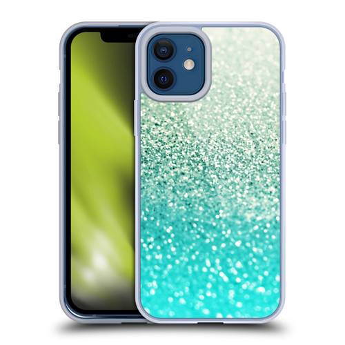 Monika Strigel Glitter Collection Mint Soft Gel Case for Apple iPhone 12 / iPhone 12 Pro & MagSafe