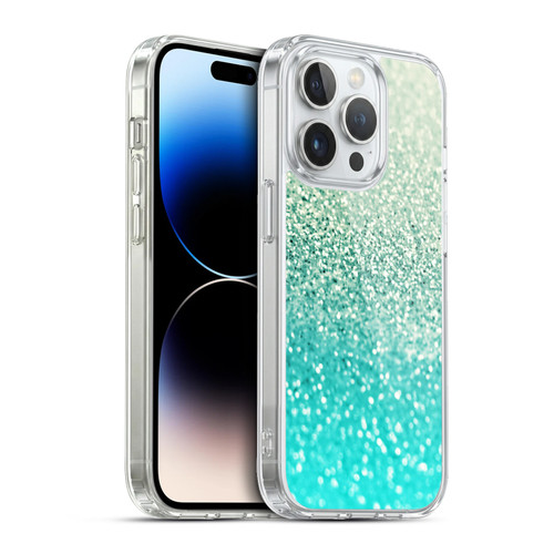 Monika Strigel Glitter Collection Mint Soft Gel Case for Apple iPhone 13 Pro & MagSafe