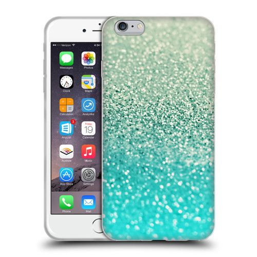 Monika Strigel Glitter Collection Mint Soft Gel Case for Apple iPhone 6 Plus / iPhone 6s Plus