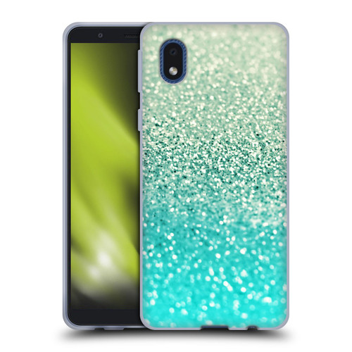 Monika Strigel Glitter Collection Mint Soft Gel Case for Samsung Galaxy A01 Core (2020)